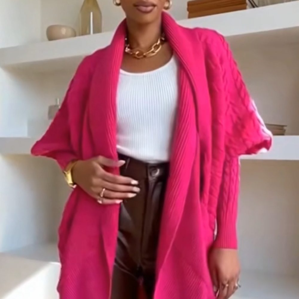 Lauren Ralph Lauren Pink Cardigan Sweater - Picture 4 of 9